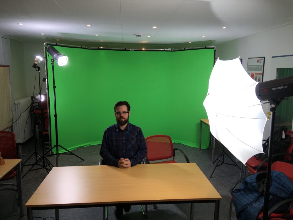 Rotkreuzstudio Greenscreen