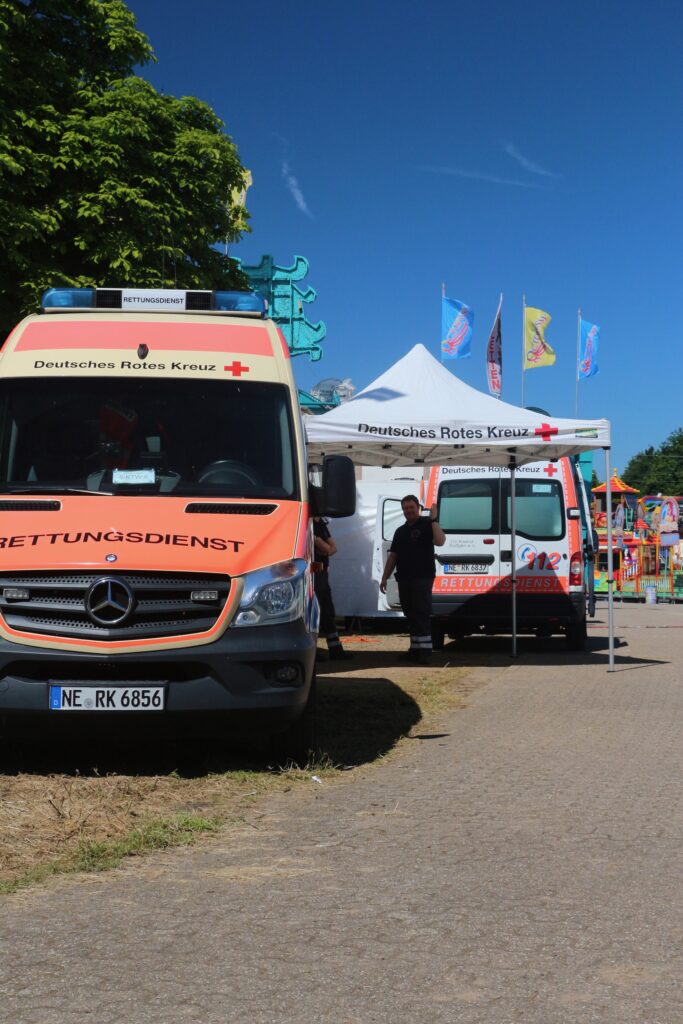 Sanitätsstelle am Schützenplatz